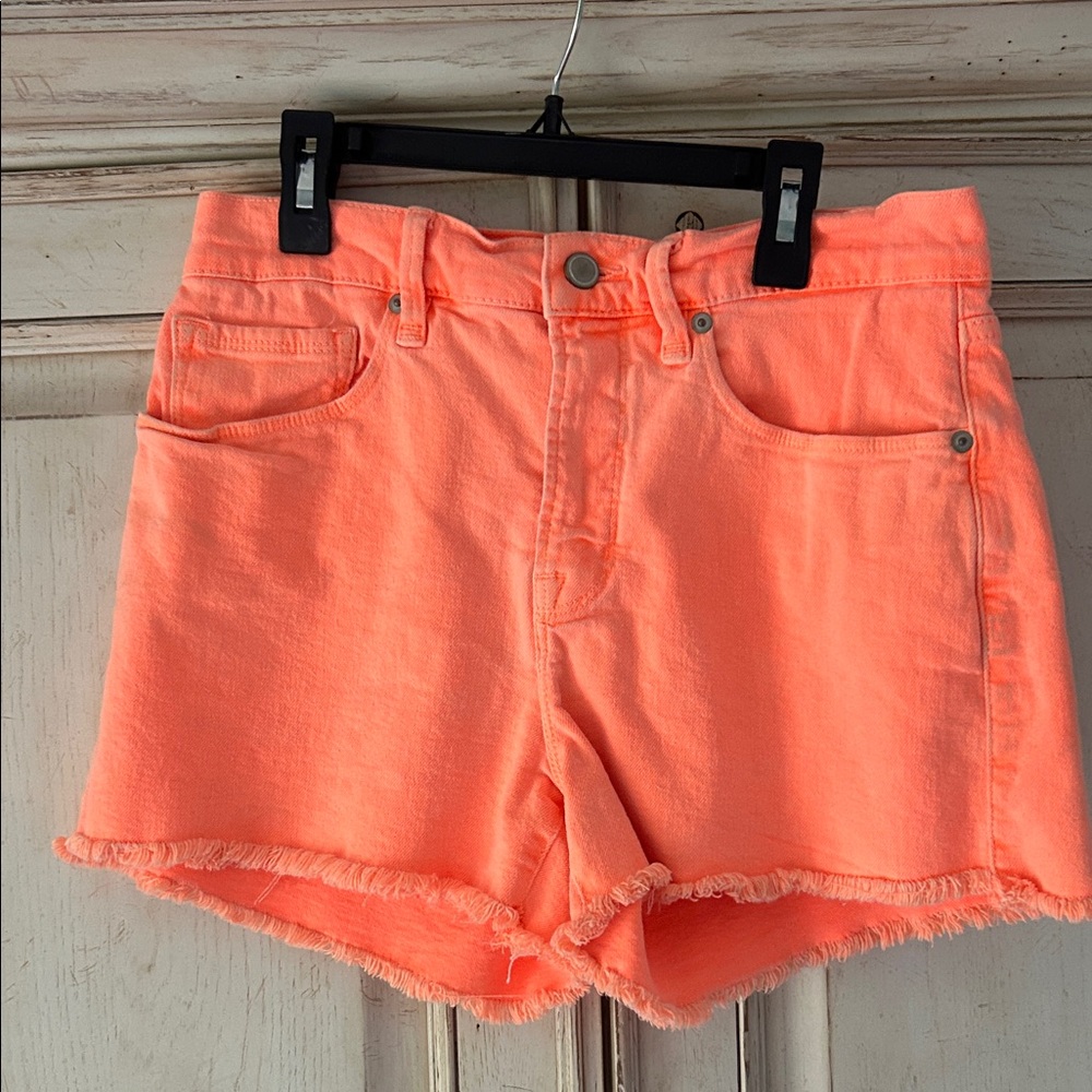 Good American Neon Orange Women's Shorts